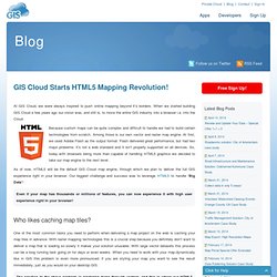 GIS Cloud Starts HTML5 Mapping Revolution