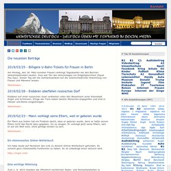 Startseite - Newsticker-Deutsch