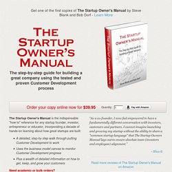 Startup Owners Manual