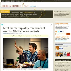 Meet the Startup Alley companies of our first Silicon Prairie Awards