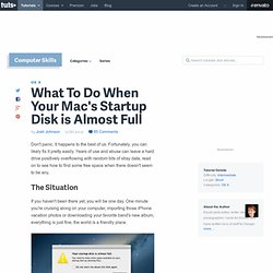 What To Do When Your Mac's Startup Disk is Almost Full