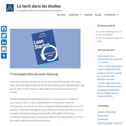 Lean Startup : les 7 concepts clés d'un livre de référence