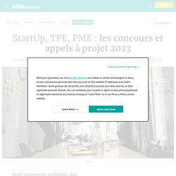 StartUp : les concours et appels à projet 2020, Aides et Réseaux