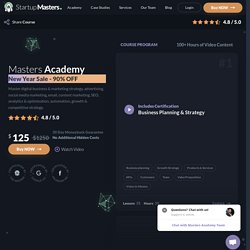 Startup Masters Academy