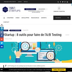 #startup : 8 outils pour faire de l'A/B Testing