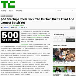 500 Startups Peels Back The Curtain On Its Third And Largest Batch Yet