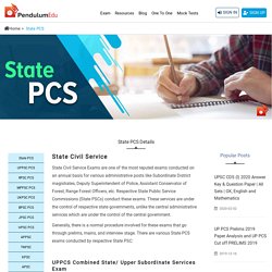 UPPCS, MPPCS, HPCS and other State PCS Exams 2020