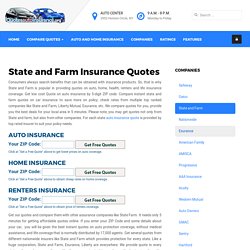 State and Farm Insurance Quotes