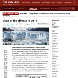 State of the climate in 2014