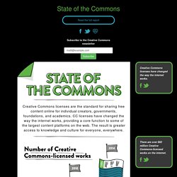 State of the Commons — Creative Commons