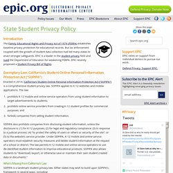 State Student Privacy Policy