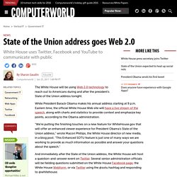 State of the Union address goes Web 2.0