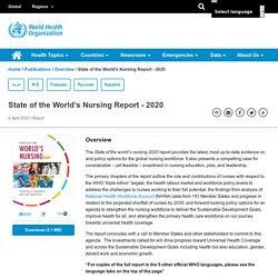 State of the World’s Nursing Report - 2020