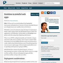 Stateless vs stateful web apps