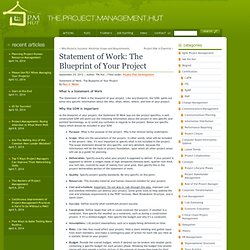 Statement of Work: The Blueprint of Your Project
