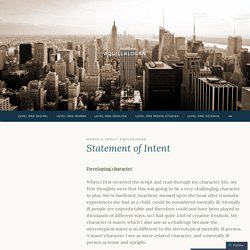 Statement of Intent – aquillalogan