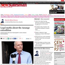 Legal myths about the Assange extradition