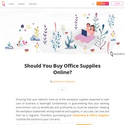 Should You Buy Office Supplies Online?