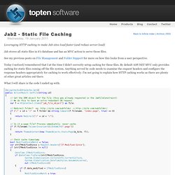 Jab2 - Static File Caching -Topten Software