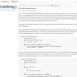 The Static Gateway Pattern