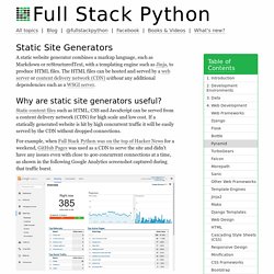 Static Site Generators