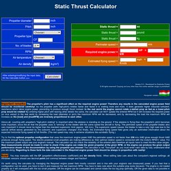 quadcopter calculator thrust static pearltrees