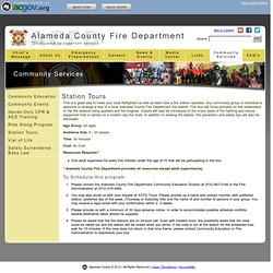 Fire Department Tours - Alameda County