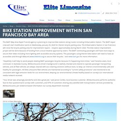 BIKE STATION IMPROVEMENT WITHIN SAN FRANCISCO BAY AREA