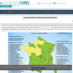 Station thermale en France - Liste des villes thermales en France