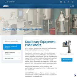 Stationary Equipment Positioner