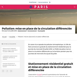 Pollution : stationnement résidentiel gratuit