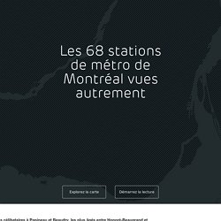 Les 68 stations de métro de Montréal vues autrement