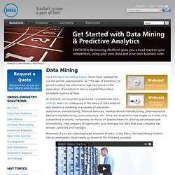 Data Mining, Text Mining and Predictive Analytics Software