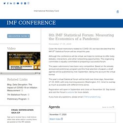 8th IMF Statistical Forum: Measuring the Economics of a Pandemic