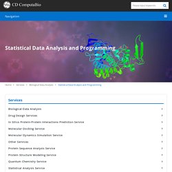 Statistical Data Analysis and Programming - ComputaBio