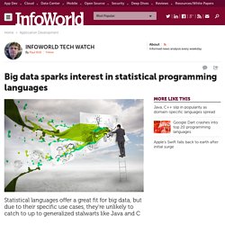 Big data sparks interest in statistical programming languages