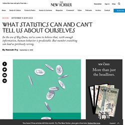 What Statistics Can and Can’t Tell Us About Ourselves 