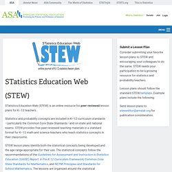 STatistics Education Web (STEW)