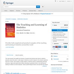 The Teaching and Learning of Statistics - International