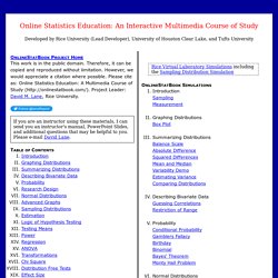 Online Statistics Education: A Free Resource for Introductory Statistics