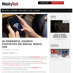 10 Powerful Church Statistics on Social Media Use - MinistryTech