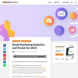 Email Marketing Statistics and Trends For 2021