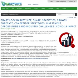 Smart Lock Market Size, Share, Statistics, Growth Forecast, Competitor Strategies, Investment Opportunities and Industry Challenges