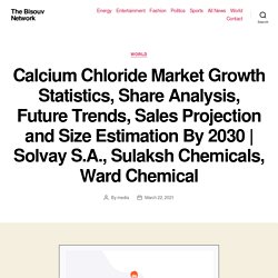 Calcium Chloride Market Growth Statistics, Share Analysis, Future Trends, Sales Projection and Size Estimation By 2030