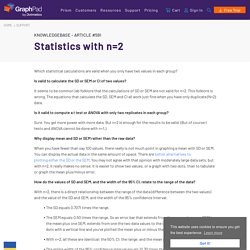 Statistics with n=2 - FAQ 591 - GraphPad
