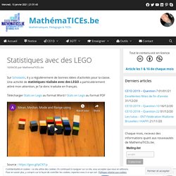 Statistiques avec des LEGO – MathémaTICEs.be