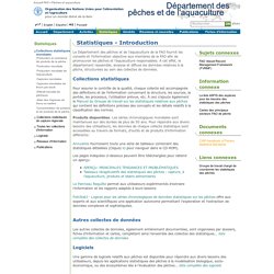 Trop difficile : FAO Fisheries & Aquaculture - Statistiques - Introduction