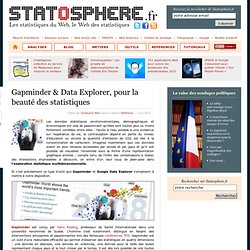 Gapminder & Data Explorer, pour la beauté des statistiques - Statosphère, les statistiques du web et d'ailleurs