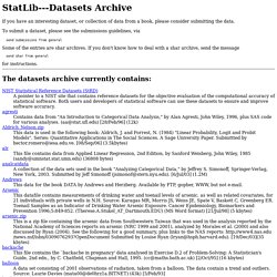 Datasets Archive