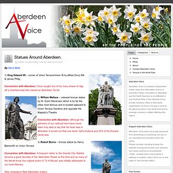 Statues Around Aberdeen. - Aberdeen Voice
